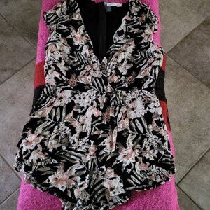 Honey Punch Floral Romper